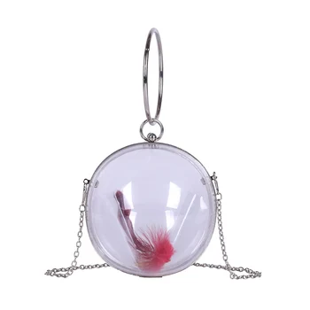 

Luxury Handbags Women Bags Designer Solid Bags For Women 2019 Clear Bag Beach Bag Circular Shoulder Bag Fashion