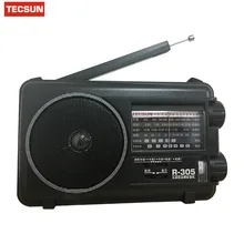 Горячая Desheng R305 цифровой приемник Tecsun R-305 полный с широким диапазоном, цифровой FM MW SW стерео радио хороший компаньон для пожилых людей