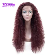13*4 парик с кружевным фронтом синтетические Детские волосы Beyond beauty коричневые волнистые синтетические волосы на фронте для женщин черный
