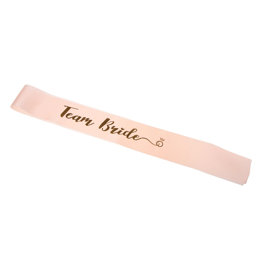 Team Bride Hens Party Sash Sashes Girls Night out Bachelorette Party Costume