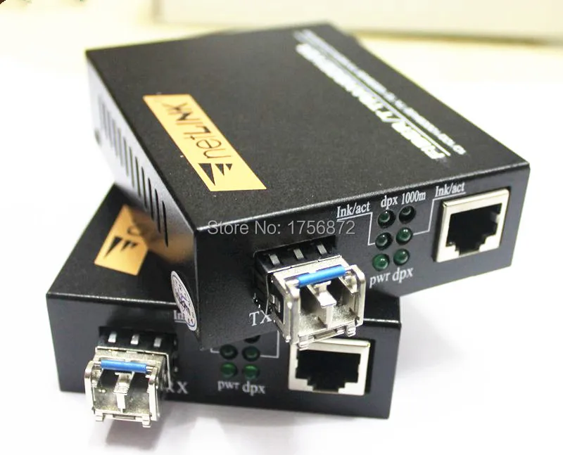 Net-Link LC Media Converter 10/100/1000Base-T SFP