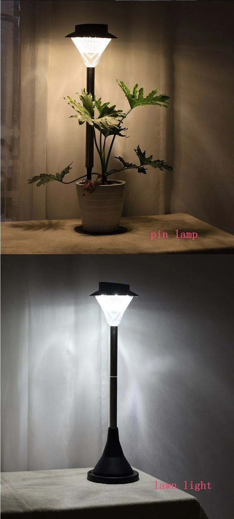 Светодиодный светильник для сада на солнечной батарее, светильник для дорожки, яркий уличный ландшафтный светильник, лампа для лужайки, автоматическое украшение