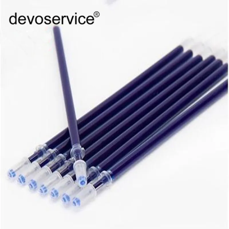 

10Pcs/Lot 0.5mm Gel Pen Faded Bullet Refill Student Magic Word Board Practice Copybook Refills Blue Ink School Office Supplies