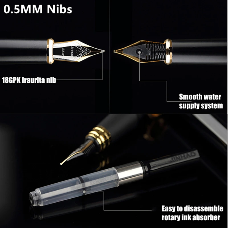 Jinhao 500 авторучка Роскошная каллиграфическая ручка Dolma Kalem Caneta Канцтовары Fuente Stylo