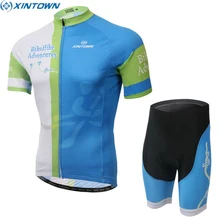 Xintown команда мужские Велоспорт Джерси Ropa Ciclismo Велосипедный Спорт дышащий Топ велосипед Костюмы футболка цикл Шестерни нагрудник Шорты для женщин Наборы для ухода за кожей