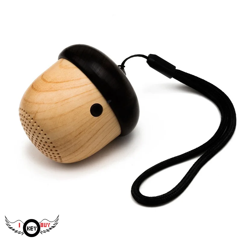 

I Key Buy Portable Mini Wireless Bluetooth Receiver Handsfree Nut Speaker With Sling for iPhone iPad Laptop Android And More