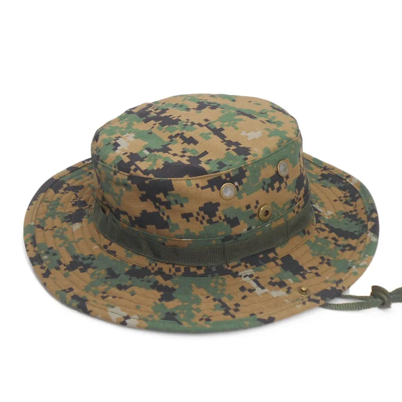 Мультикам Непальские шапки Boonie Тактические страйкбол Снайпер камуфляж дерево ведро кепки аксессуары военная армия Американский военный для мужчин - Цвет: C9