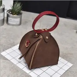 

Fashion Vintage Small Shoulder Crossbody Bag Faux Suede Cosmetic Bag For Lady