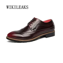 2019 pointed toe genuine leather shoes men bullock carved formal wedding dress shoes oxford shoes for men zapatos hombre casual heinrich the new listing brand luxury genuine leather men shoes pointed toe hasp male wedding dress shoes zapatos de hombre