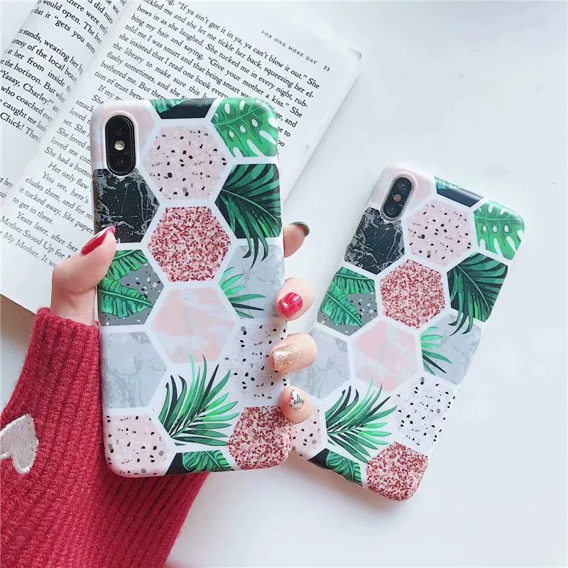 

ZRICKIE Marble Case For iPhone X Xs Max Case Silicone TPU Matte Case For iPhone 8 7 6 6S Plus Case Fundas Capa