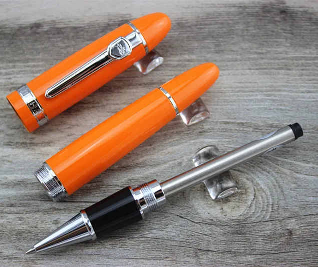 Jinhao 159 шариковая ручка оранжевого цвета большая с карманом для ручки|pen erase|pen