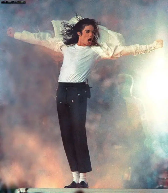 michael jackson camisa blanca