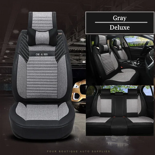 Linen Leather Seat Covers for Suzuki Alto Jimny Swift sport SX4 Vitara