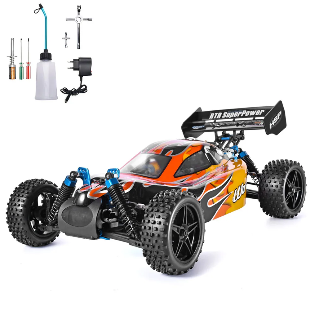 

HSP RC Car 1:10 4wd Rc Toys Two Speed Off Road Buggy Racing Vehicle Nitro Gas Power 4x4 High Speed Hobby Remote Control Car