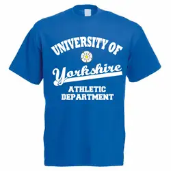 Университет Йоркшира DEPART для мужчин T-Funny/подарок тематические для мужчин футболка новые футболки Забавные топы Новый унисекс забавный
