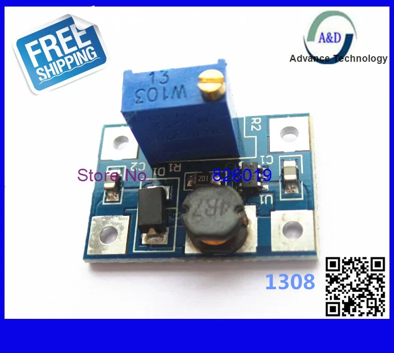 

1pcs DC-DC Converter SX1308 2A Step-UP Adjustable Power Module Booster
