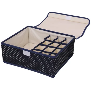 

2 in 1 underwear Foldable storage box Underwear Bra Closet Organizer For Socks Ties Lingerie only 1 pcs goods