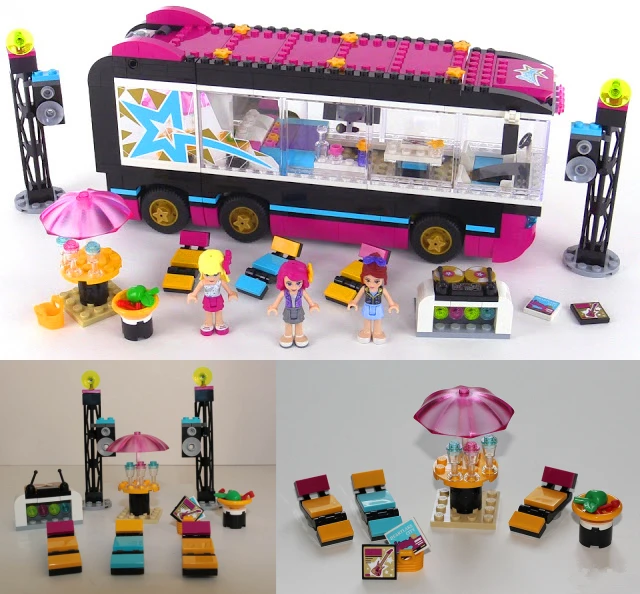 New heartlake Pop Star Tour Bus fit legoings friends figures city building blocks bricks toy 41106 girls diy toys gift kid set New heartlake Pop Star Tour Bus fit legoings friends figures city building blocks bricks toy 41106 girls diy toys gift kid set