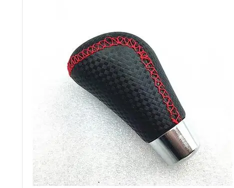 Pomo de cambios de carbono manual unviersal car pommeau levier de vitesse 6 vitesse pomo cambio marcha pomo cambio marchas