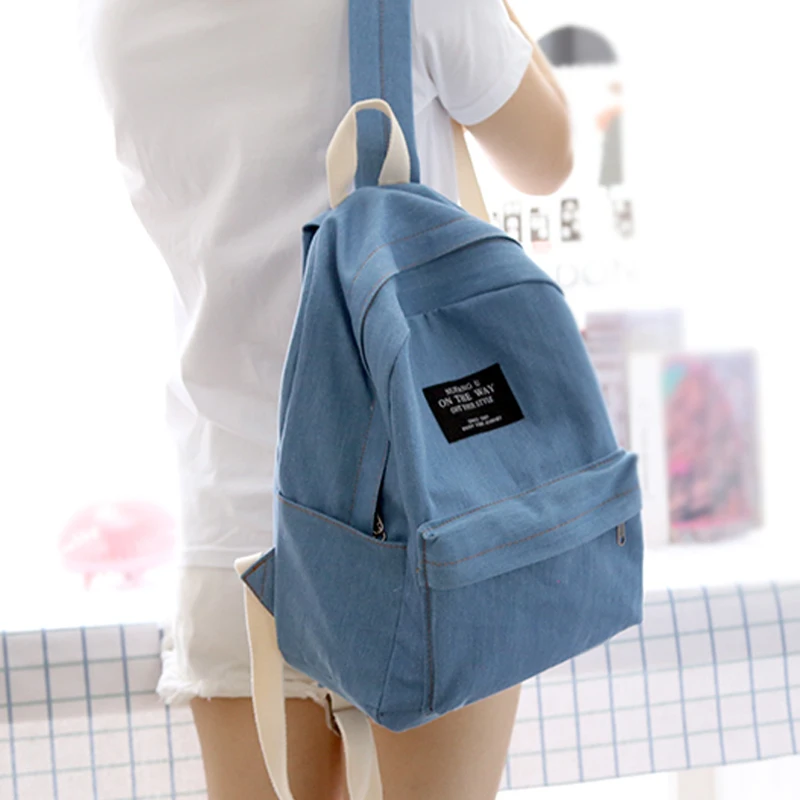Buy Simple classic desgin good quality girls backpack