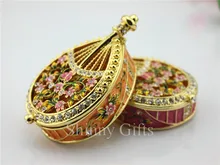 Smart Wedding Gift Home Decorative Box Musical Instrument Chinese Lute Pipa Trinket Box Jewelry Collective Box