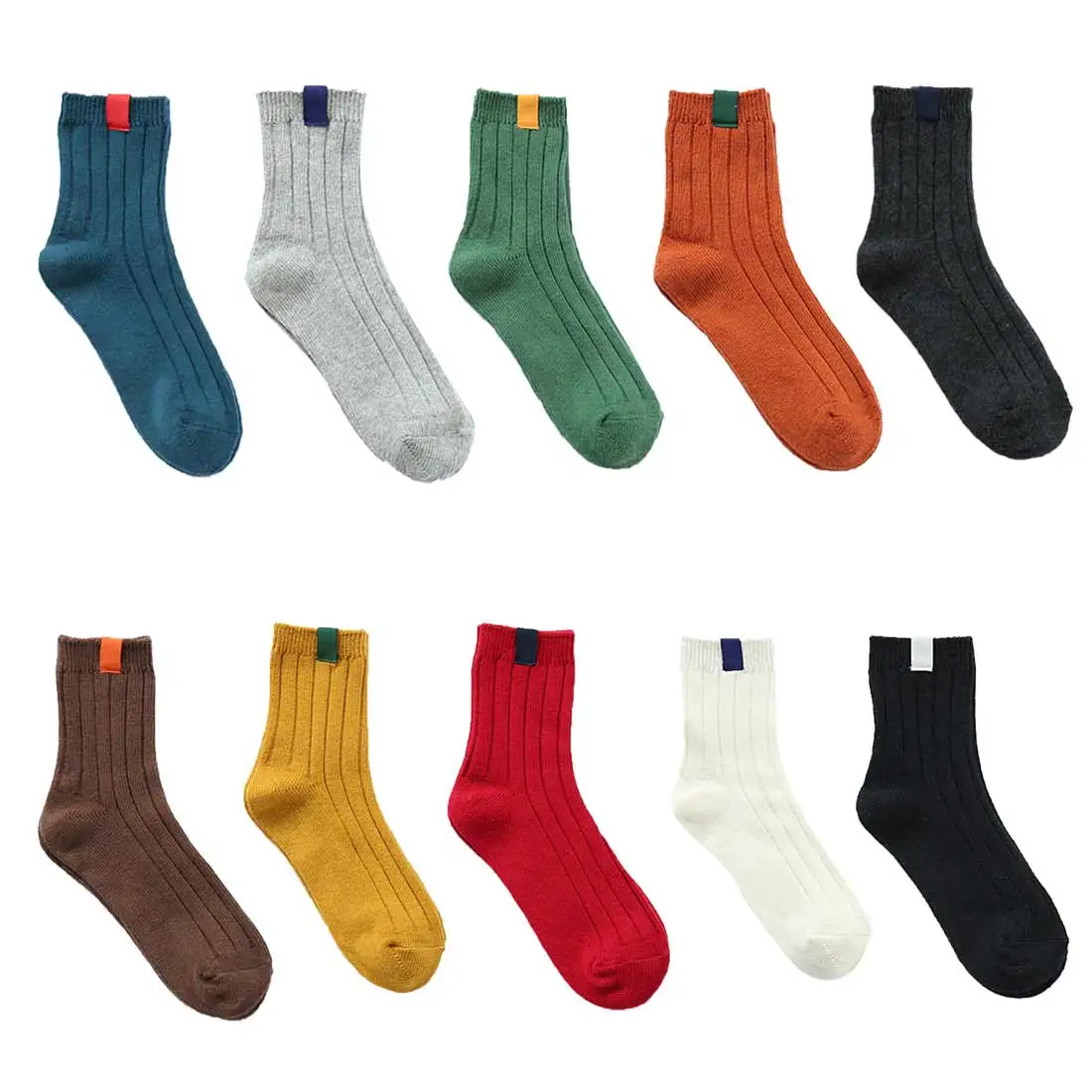 

Unique New Spring and Summer Long Sport Socks Women Socks Cotton Korea Style harajuku Women Heap Heap socks High Quality