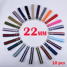 BUMVOR HOT 10PCS/Lot 22 mm Watchband Wholesale Watches Men Nylon Nato Strap 22mm Watch Band Waterproof Watch Strap For Watch BUMVOR HOT 10PCS/Lot 22 mm Watchband Wholesale Watches Men Nylon Nato Strap 22mm Watch Band Waterproof Watch Strap For Watch