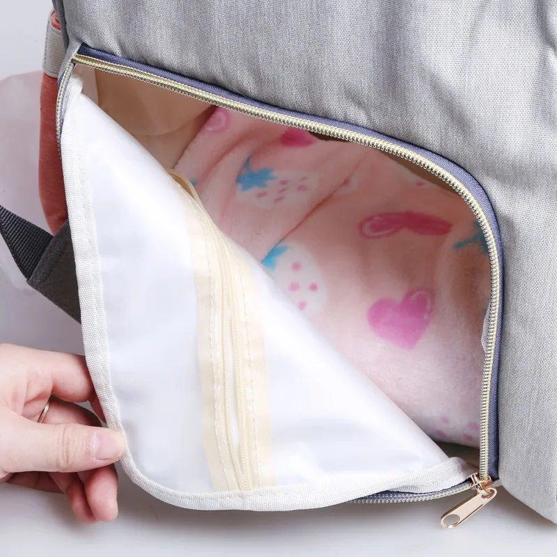 Полосатая пеленка сумка для ухода за ребенком большая емкость мама рюкзак для мам Материнство влажная сумка водостойкая Детская сумка для