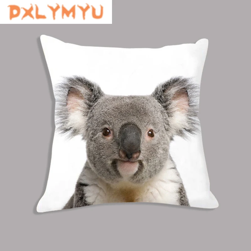 Плюшевая подушка милая декоративная Koala для дивана домашнего декора 45 см x