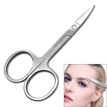 

Curved Craft Eyebrow Scissors Eyelash Extensions Stainless Steel Cutter Hair Trimmer MH88