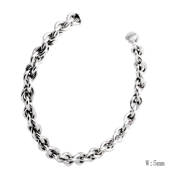 

BR-10 Statement Couple Bracelets Vintage Clock Shape Charm Braceles Vintage Rope Chain Paired Bracelets Fashion Jewelry