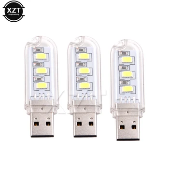 

USB Gadgets Keychain Power saving 5730 LED USB light Table lamp Reading Night light for Notebook PC power bank Mini portable
