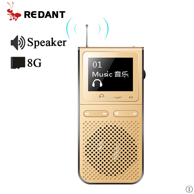 

MP3 player with built-in speakers can playing 100Hours USB speaker londspeaker mp 3 Portable player with radio fm mp-3 walkman
