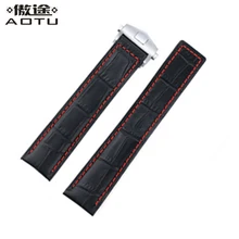 20MM 22MM Genuine Leather Watchbands For TAG HEUER Carrera Heritage Men Watch Straps Women Leather Watch Band Ladies Watch Belt