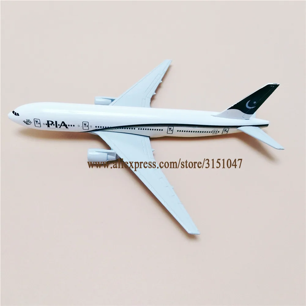 Металлический сплав Pakistan Air PIA B777 Airlines модель самолета Boeing 777 Airways Стенд
