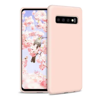 

Stand case for Samsung Galaxy A70 Beige Cake rubber gum