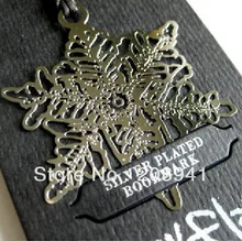 1pcs/lot Snowflake Metal Bookmark For Books Paper Clip Page Holder Stationery And Beautiful For Gifts page turners 2 beautiful game
