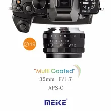 Meike MK-4/3–35-1.7 35mm f1.7 Large Aperture Manual Focus lens M4/3 for MTF system Olympus Panasonic