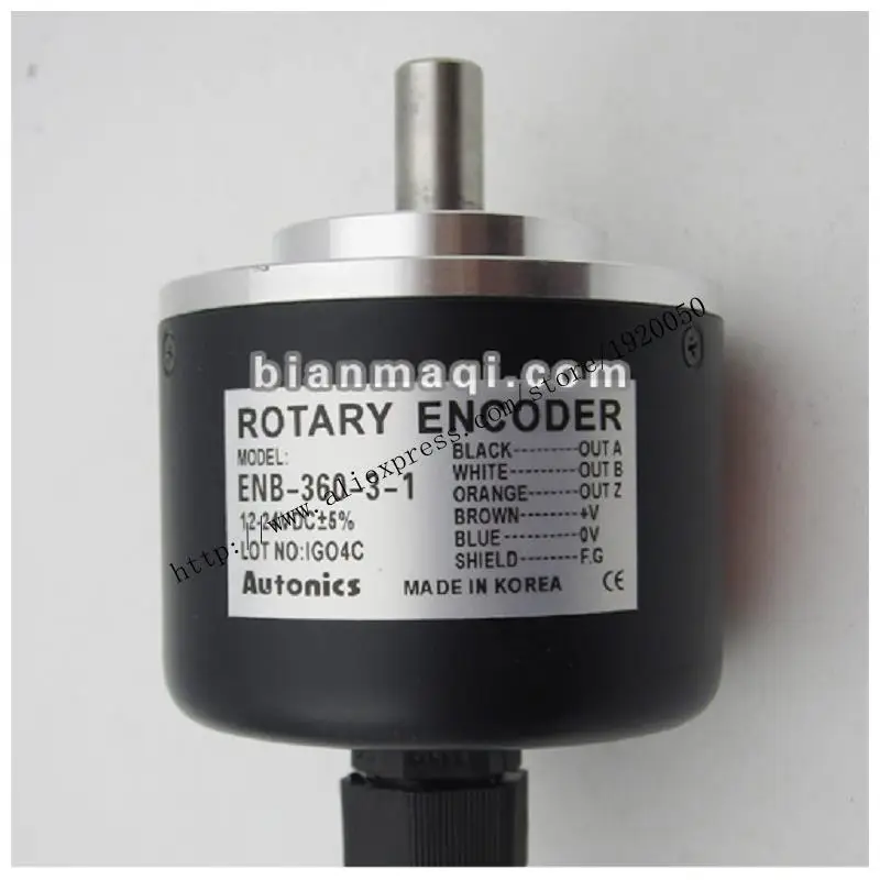

Autonics ENB-360-3-1 outer diameter of 38mm shaft diameter 8mm 360 pulses