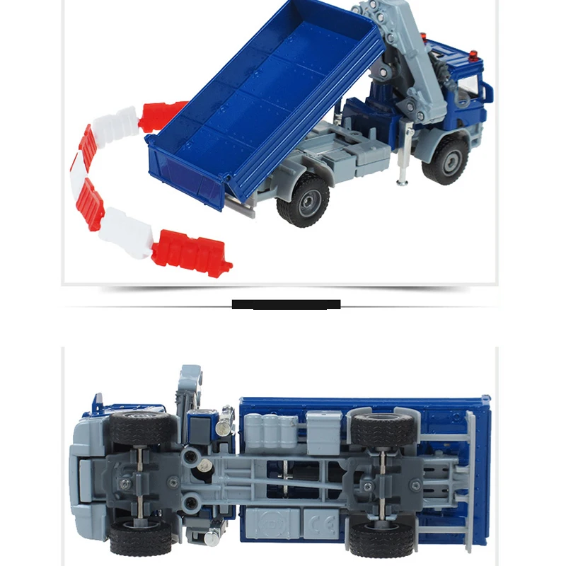 Kaidiwei 1//50 Scala Diecast Atego con Gru Camion Mini Auto Modello Giocattoli