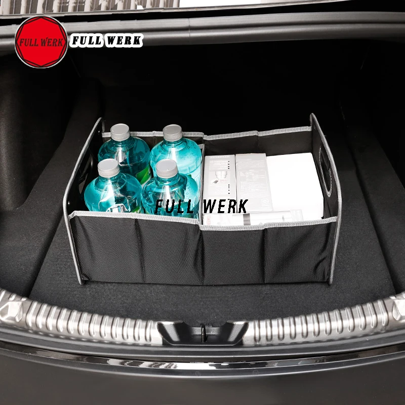 1 шт., Складной автомобильный Органайзер в задний багажник, многофункциональная сумка для хранения, вместительный Чехол-контейнер для Tesla Model 3 S X Interior A