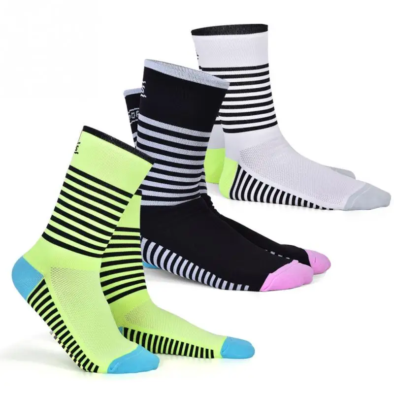 1 Pair Adults Wear resistant Sweat Releasing Cycling Socks Breathable
