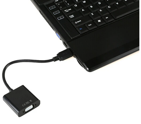 الكمبيوتر التلفزيون العارض USB 3.0 إلى VGA العرض المتعدد محول محول USB 3.0 إلى VGA تحويل كابل الكمبيوتر كابل 6987