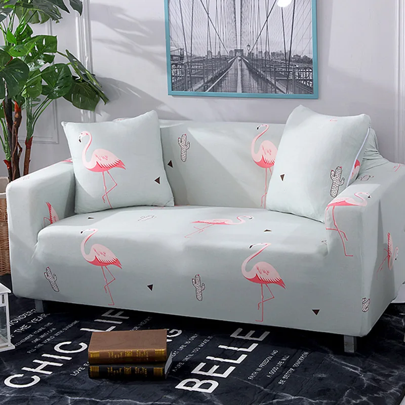 

cartoon soft Elastic Sofa Cover Spandex Modern Polyester Corner Sofa Couch Slipcover Chair Protector Living Room