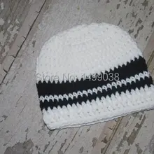 Простая белая и черная шапочка, мальчик шапочка для мальчиков шапочка