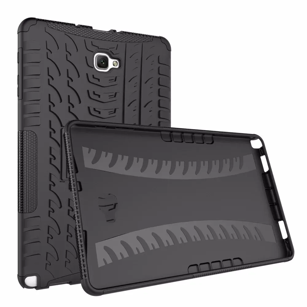 Для Samsung Galaxy Tab A6 10 1 с s-ручкой сверхпрочный бронированный чехол-подставка