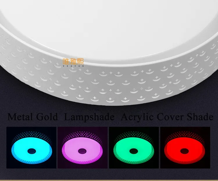 bluetooth music led ceiling lamps YH-623  (3)_A
