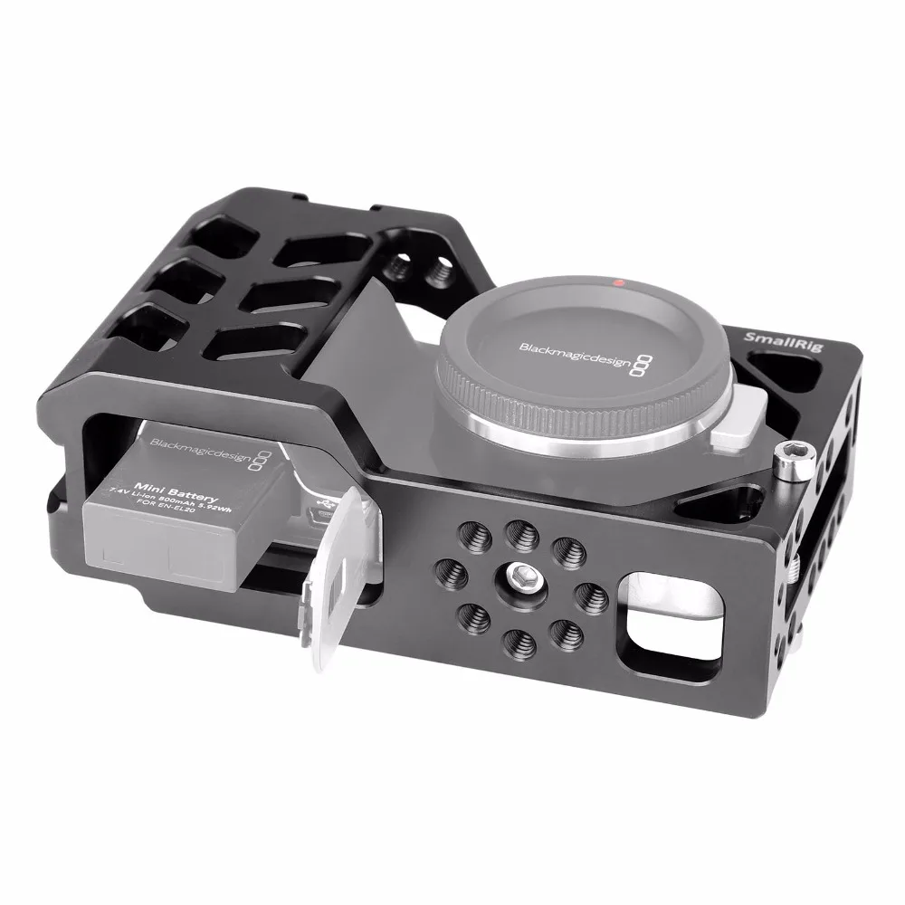 SmallRig клетка для камеры Blackmagic Pocket cinema camera BMPCC с креплением холодной обуви 1/4 3/8