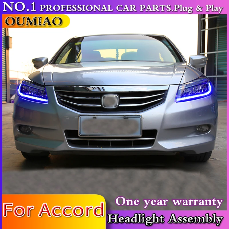 Car Stylin For Honda Accord headlights 2008 2013 Red Eye For Accord 8