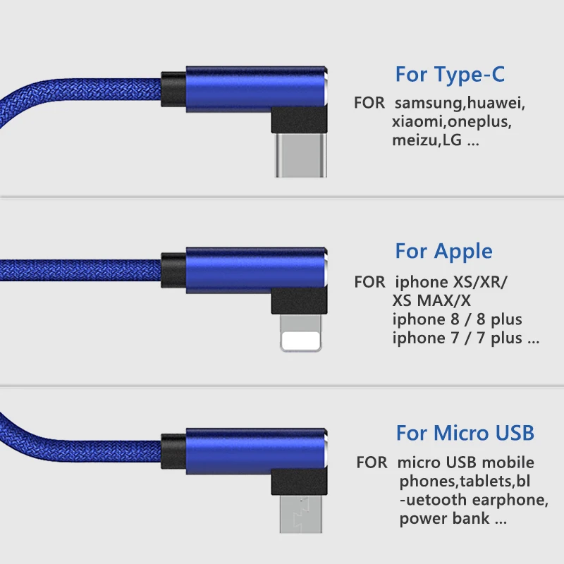 ! ACCEZZ 3 в 1 USB кабель для iPhone 7 X XS Max XR type C Micro huawei Xiaomi Быстрая зарядка кабели данных